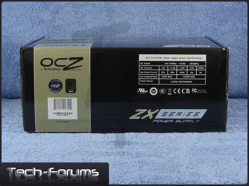 OCZ ZX Series 1250W Power Supply | Techist - Tomorrow's Technology 